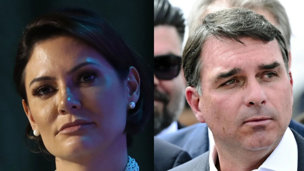 Flávio diz que Michelle Bolsonaro entrará na campanha no “tempo dela”