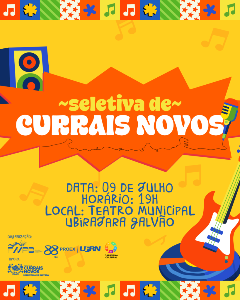 Currais Novos recebe a segunda seletiva do FMPB 2026