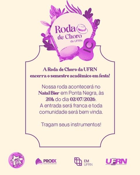 Roda de Choro realiza edição de encerramento do semestre letivo