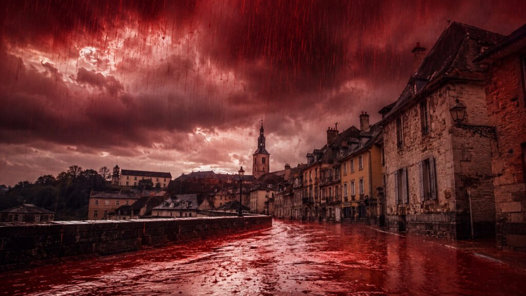 “Chuva de sangue” assusta moradores na Europa quando poeira do Saara viaja milhares de quilômetros, mistura-se às nuvens e deixa carros, janelas e ruas cobertos por manchas avermelhadas