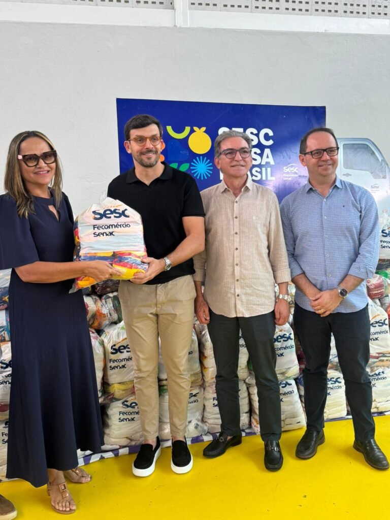 Clap doa 19,8 toneladas de alimentos ao Sesc Mesa Brasil beneficiando mais de 4 mil famílias