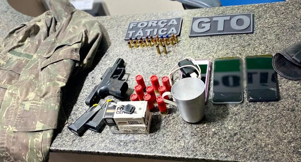 10º BPM apreende arma de fogo e 85 munições durante operação em Assú