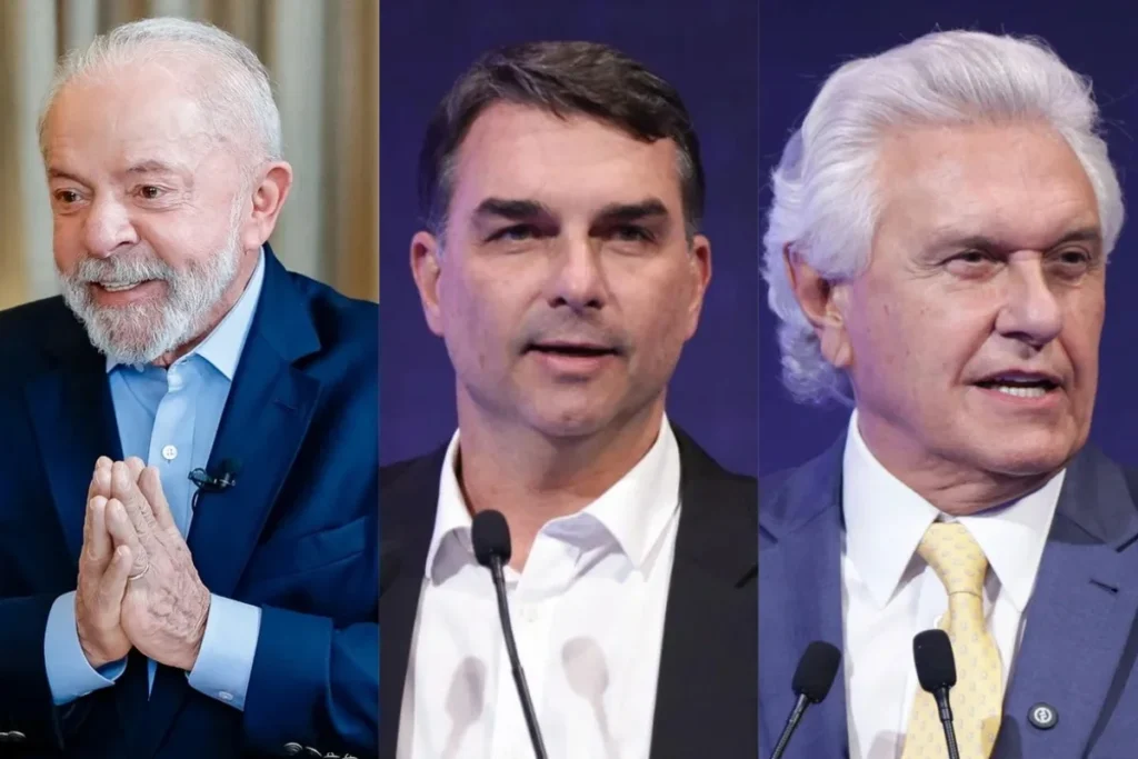 BTG/Nexus: Lula lidera 1º turno e empata com Flávio e Caiado no 2º