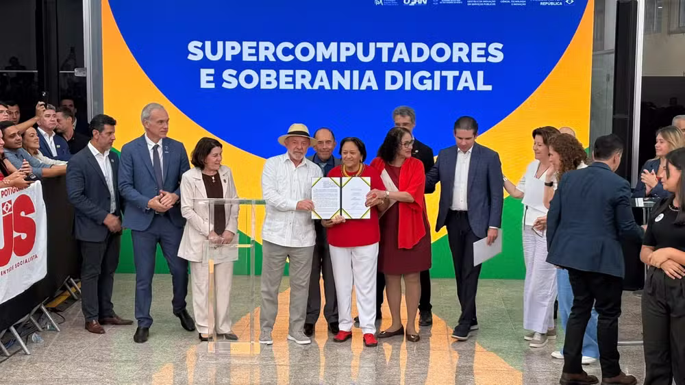 Lula anuncia implantação de supercomputador de R$ 1 bilhão no RN para processamento de dados e IA