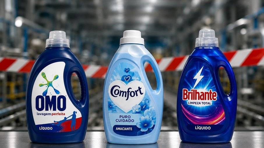 Anvisa suspende produção de Omo, Comfort e Brilhante na Unilever