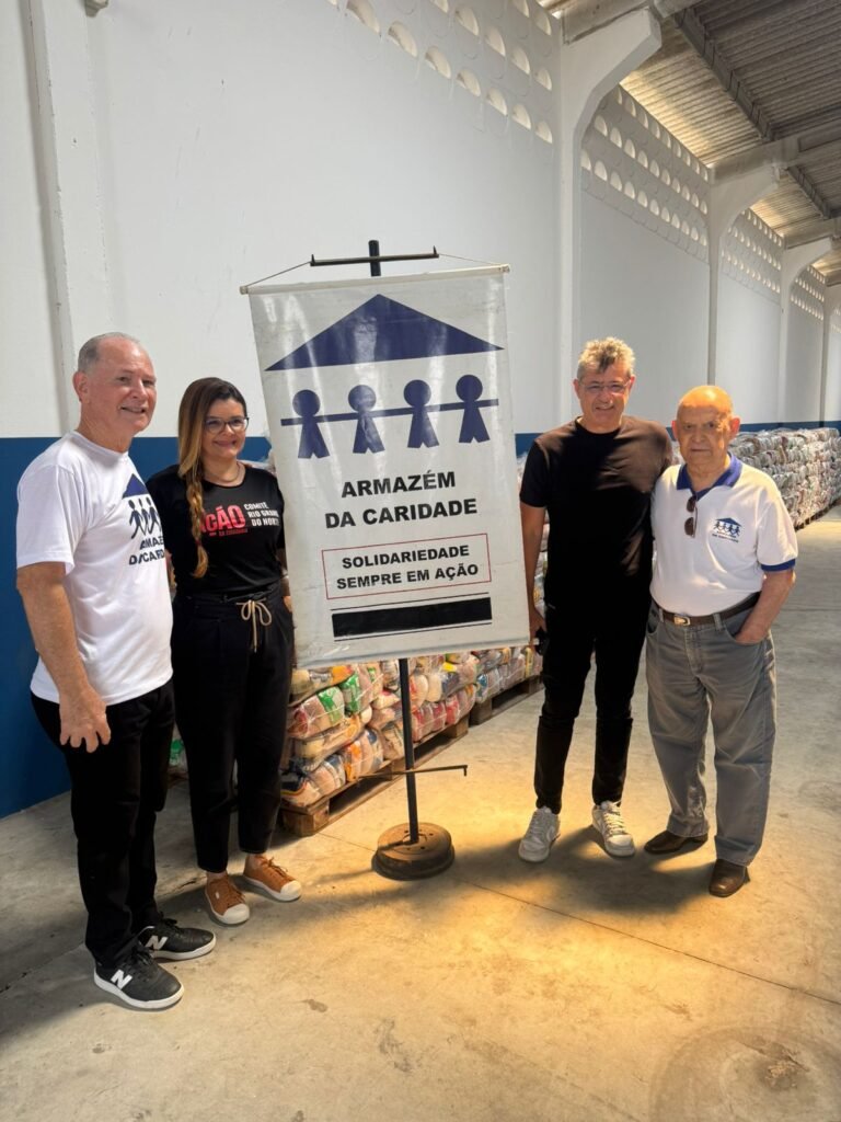Doação de 25 toneladas de alimentos da Clap ao Armazém da Caridade se transforma em 2.200 cestas básicas