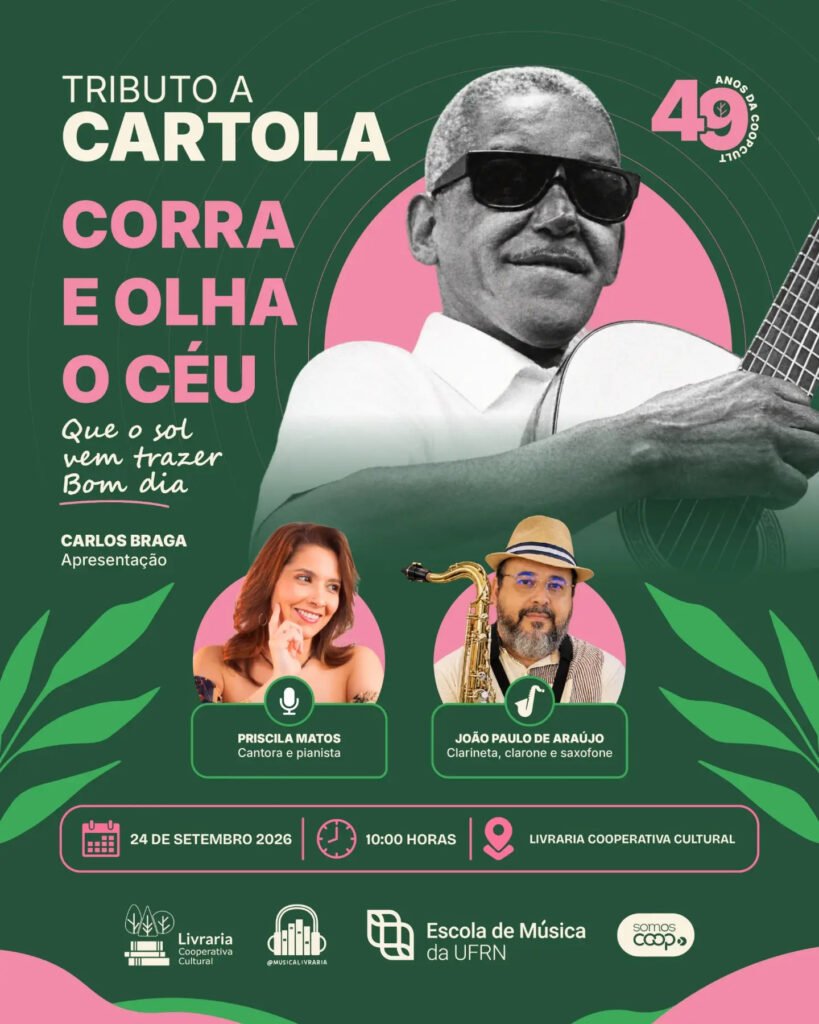 Cooperativa Cultural promove Tributo a Cartola