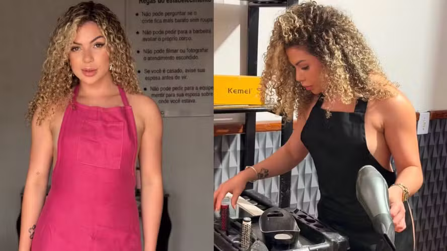 Dona de barbearia nudista estabelece regras após pedidos inusitados de clientes