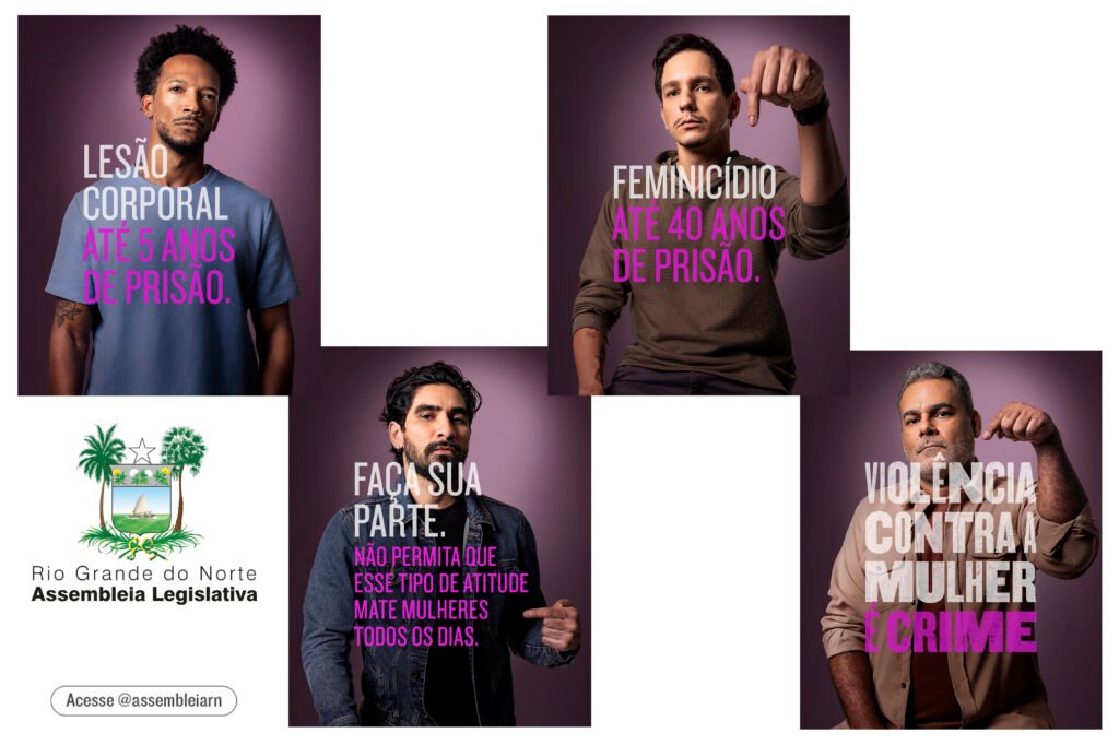 ALRN lança campanha que convoca homens a combater a violência contra a mulher