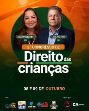2º Congresso de Direito das Crianças acontece nesta semana em Natal