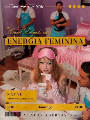 Carol Delgado apresenta show de humor “Energia Feminina” em Natal neste domingo (18)