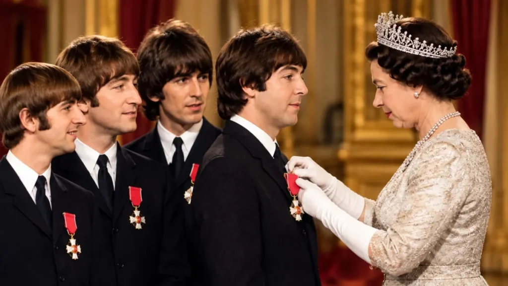 O dia em que a Rainha Elizabeth II condecorou os Beatles e fez veteranos de guerra devolverem medalhas em protesto