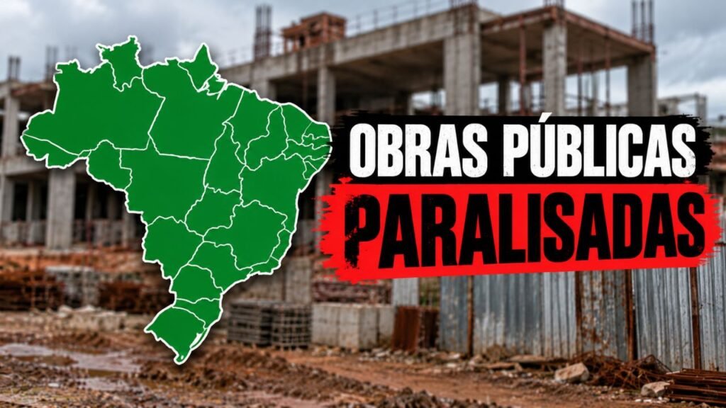 Brasil tinha 11,9 mil obras paralisadas em 2024, e CBIC entra em programa para ajudar na retomada