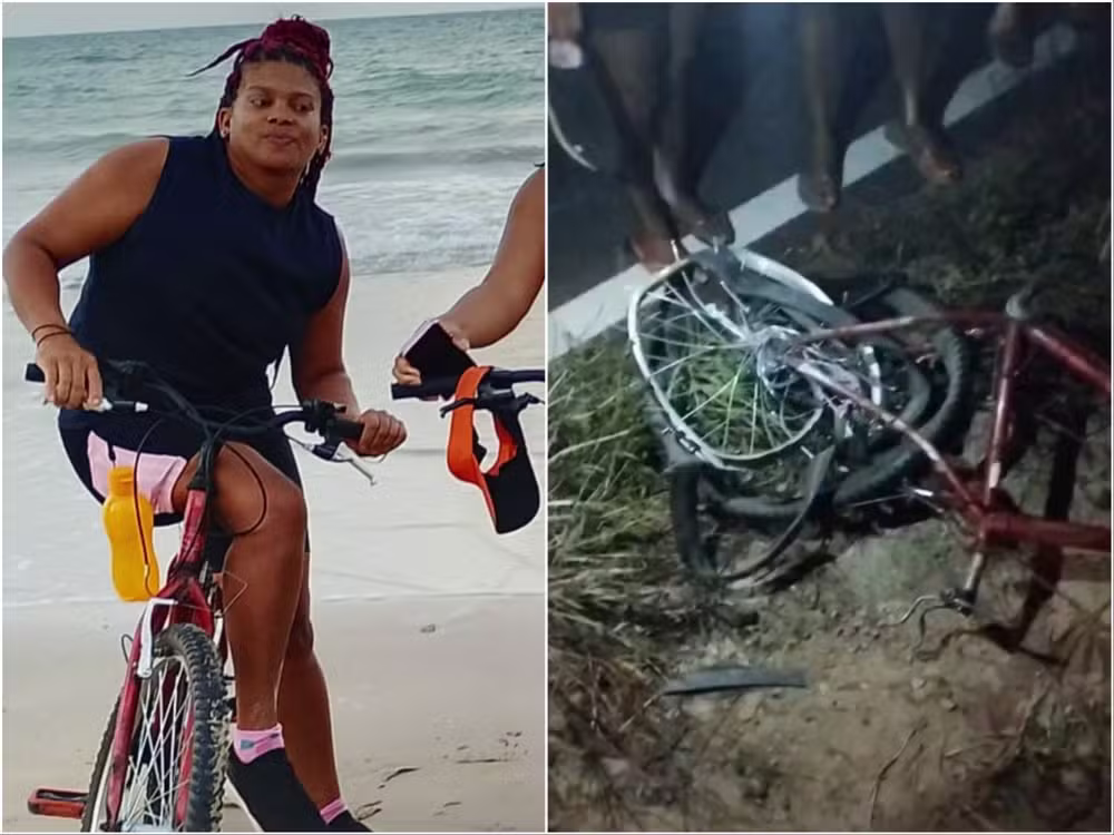 Mulher morre após carro atingir grupo de cinco ciclistas na Grande Natal